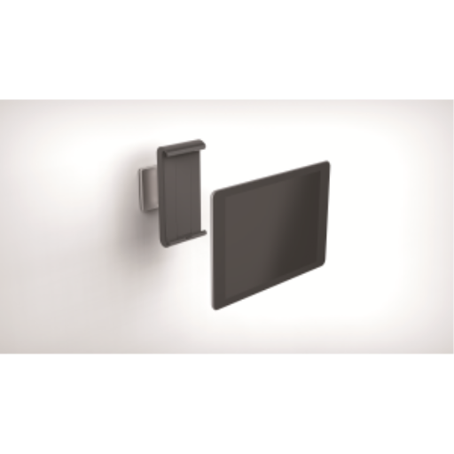 DURABLE Tablet Holder Wall Mount (360 Degree Rotation with Anti-Theft Device) Silver/Charcoal (893323)
