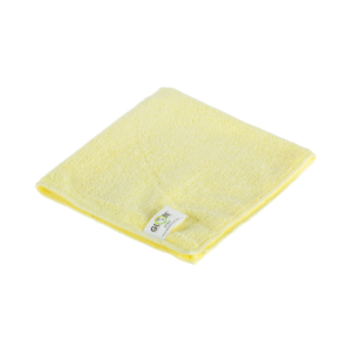 16"x16" Microfiber Cloth 240GSM Yellow (Pack of 10)