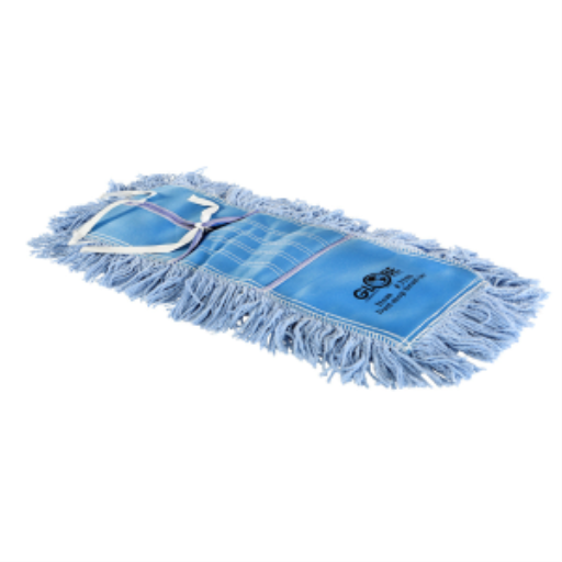 Pro-Stat® Dust mop head 18" x 5" Blue Tie-On