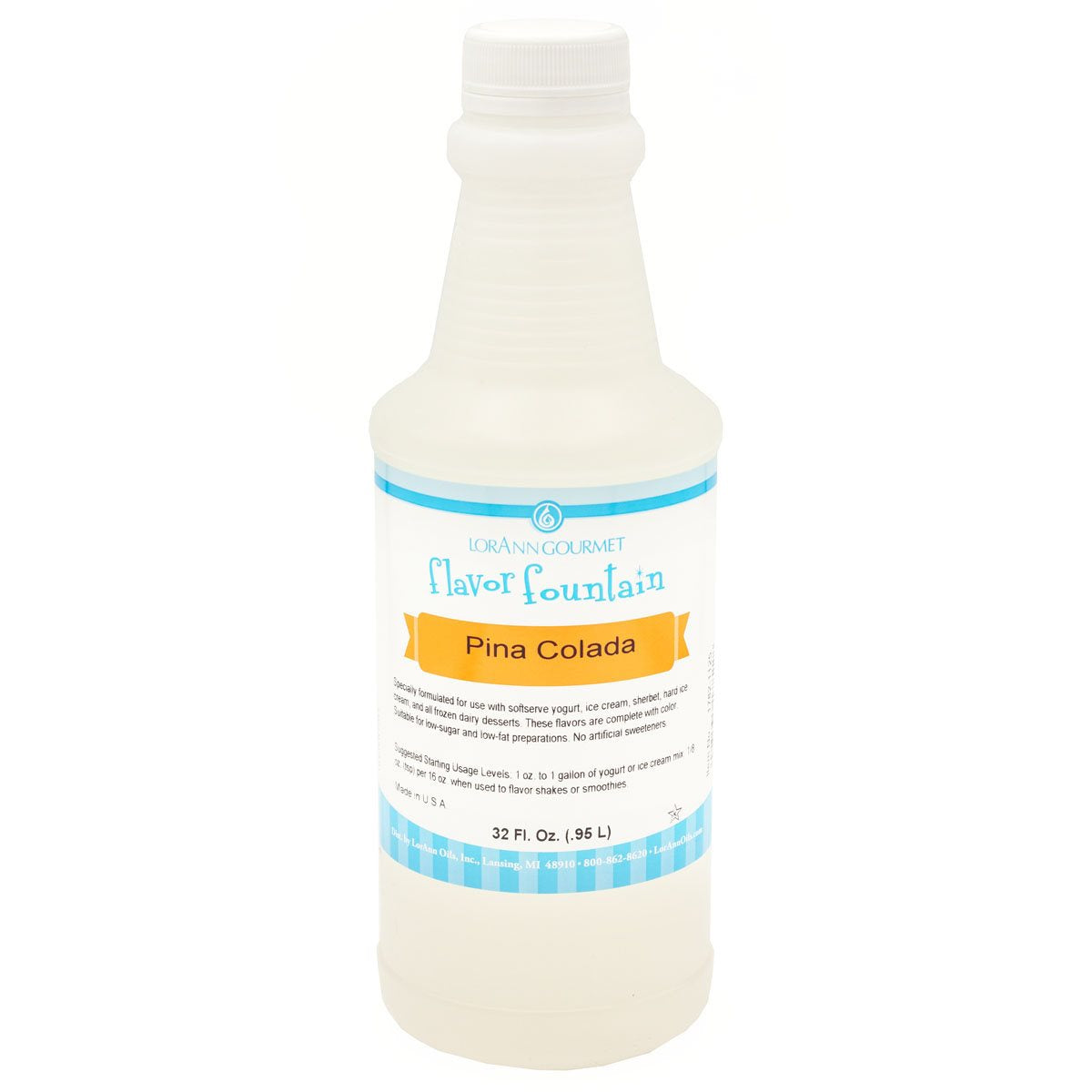 Saveur Piña Colada - 4 oz. - 32 oz. - Arômes de crème glacée et de boissons - LorAnn Oils - Distribution canadienne - Livraison gratuite au Canada pour les commandes de plus de 199 CAD