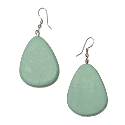 Wooden Pebble Earring