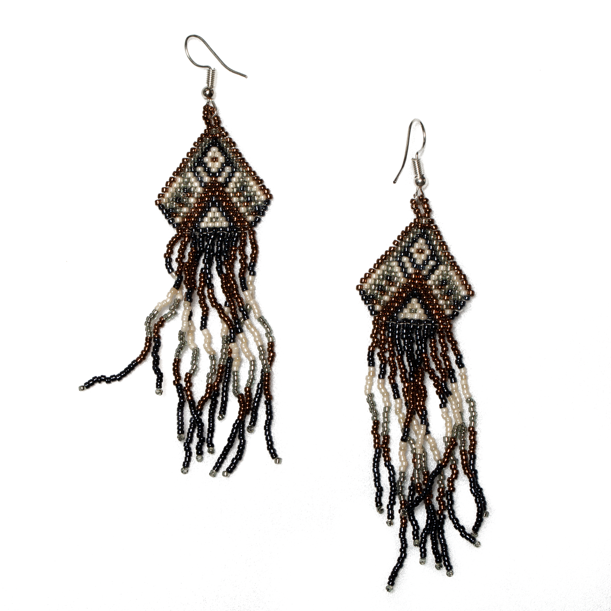 Beaded Aztec Style Earring
