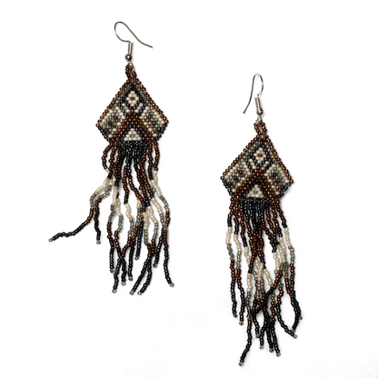 Beaded Aztec Style Earring
