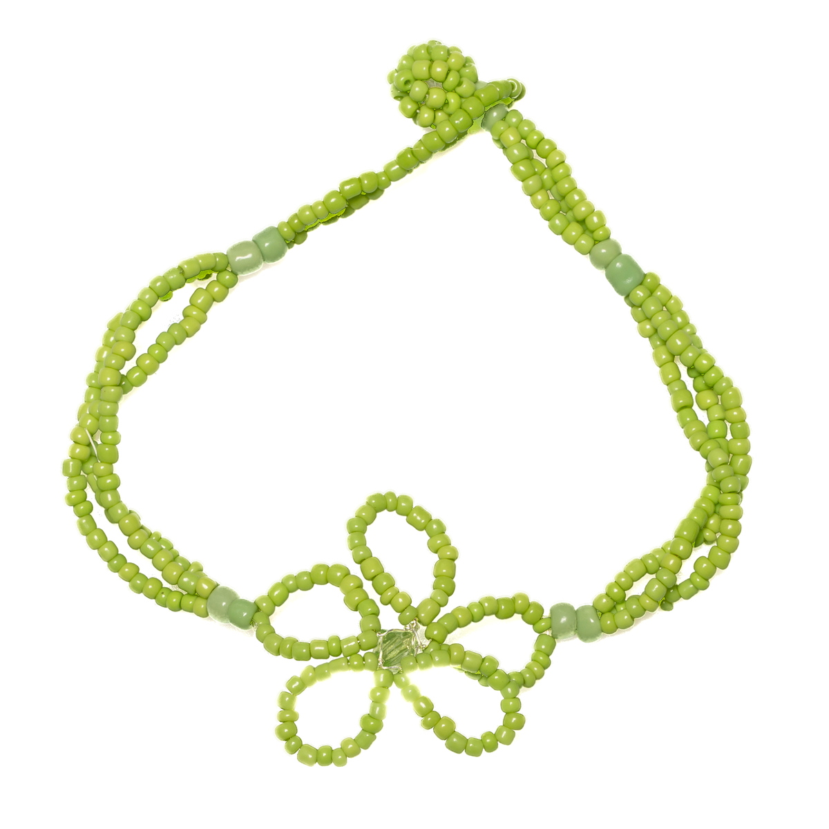 Beaded Flower Bracelet