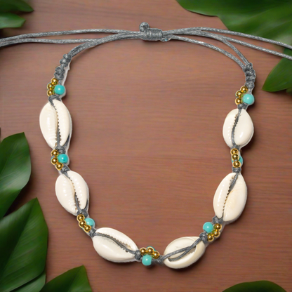 Shell & Bead Anklet