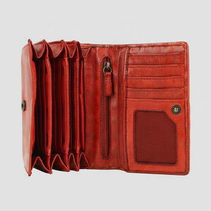 MET Women’s Leather Crosswoven Wallet