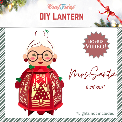 Lanterne en papier DIY CrafTreat - Madame Noël