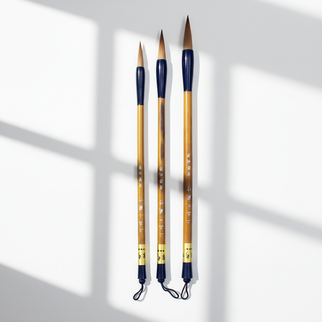 Serenity - Red Sable Hair Bamboo Brush