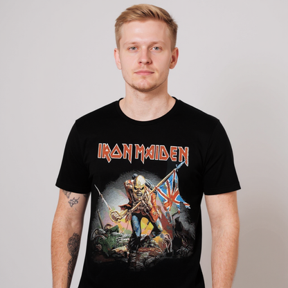 Iron Maiden - T-shirt noir The Trooper