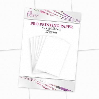 Papier d'impression professionnel Carnation Crafts 170 g/m² (85 feuilles A4)