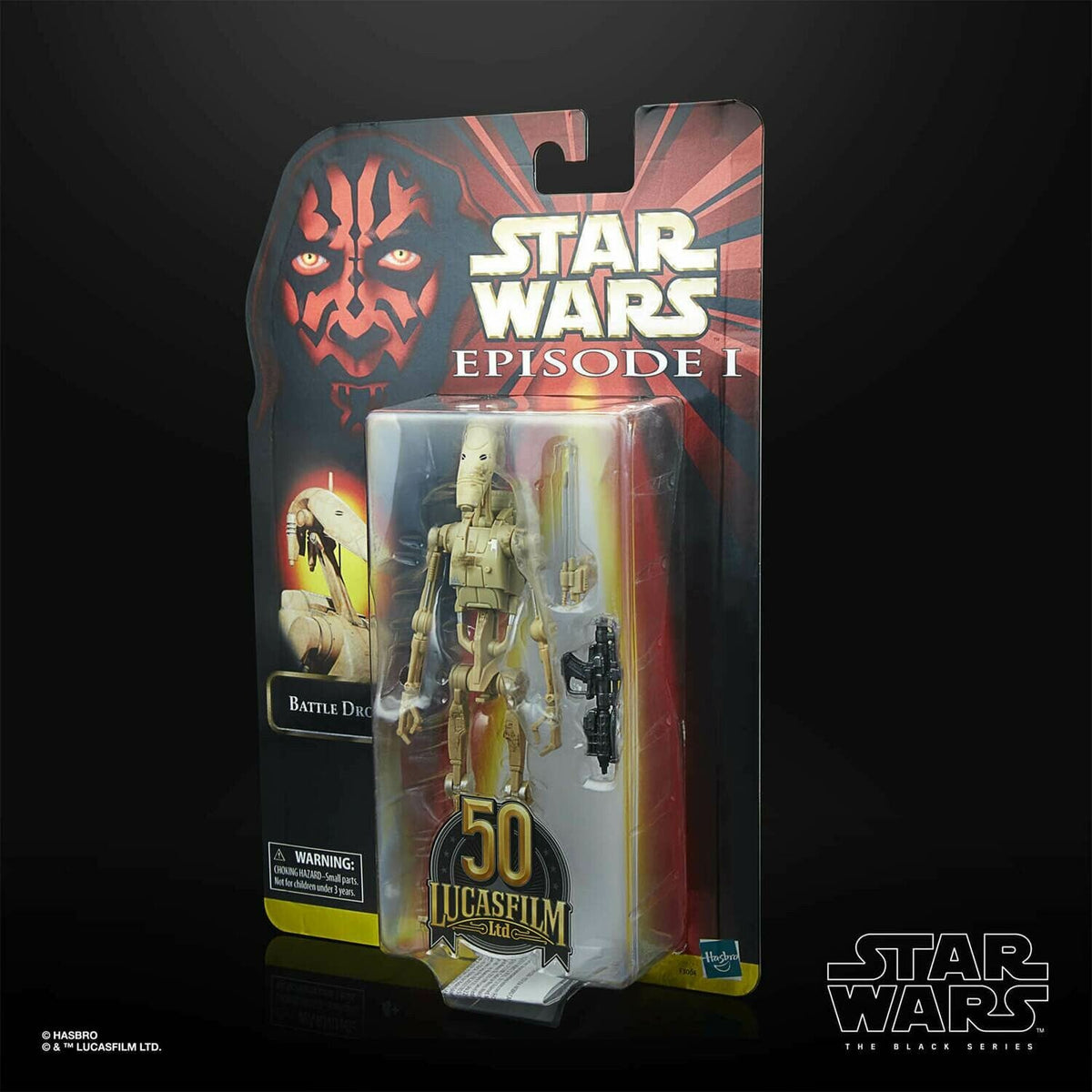 Star Wars Black Series 6 Inch 50th Anniversary Battle Droid Exclusive
