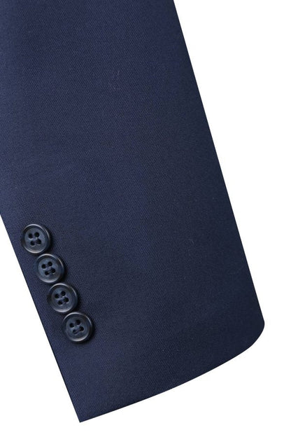 BUILD YOUR PACKAGE: French Blue Slim Fit Suit (Package Includes 2 Pc Suit, Shirt, Necktie or Bow Tie, Matching Pocket Square, & Shoes)