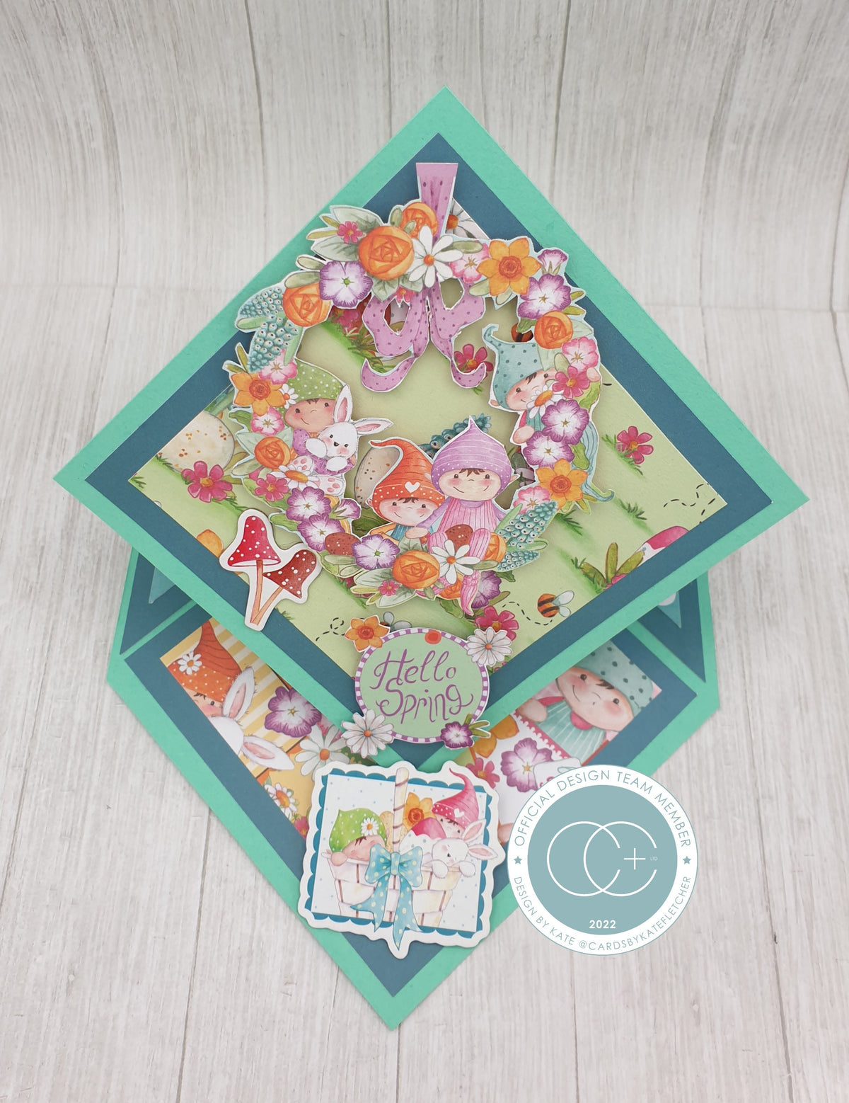 Craft Consortium Que le printemps commence - Bloc de papier 30x30 cm