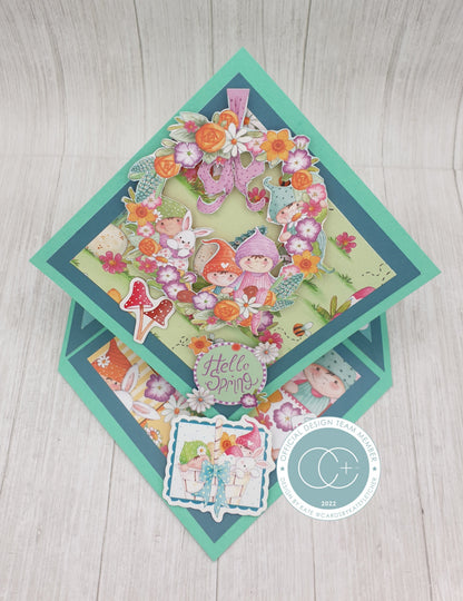 Craft Consortium Que le printemps commence - Bloc de papier 30x30 cm