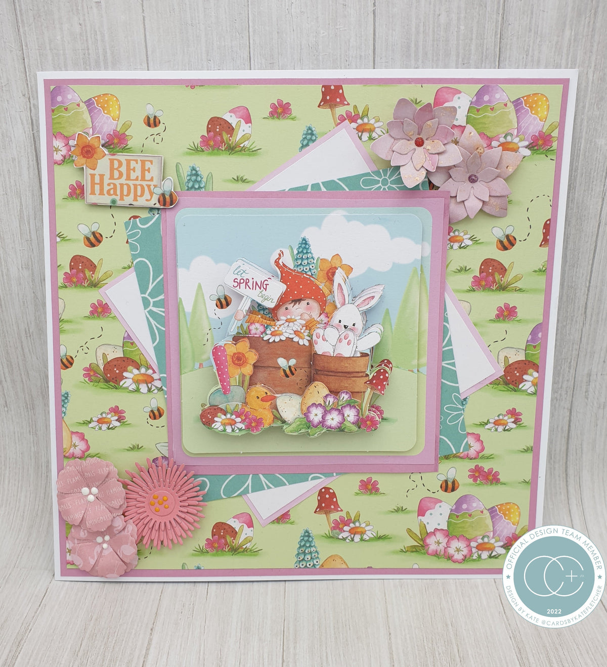 Craft Consortium Que le printemps commence - Bloc de papier 30x30 cm