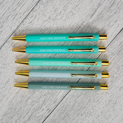 Ensemble de stylos « Fais de cette journée la tienne »