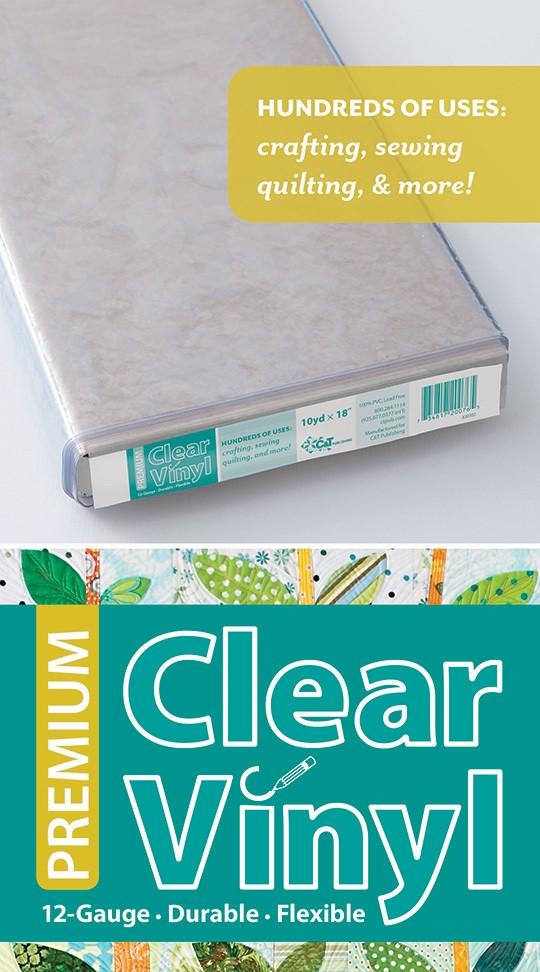 Premium - 20302 - Clear Vinyl Roll 12 Gauge - Durable - Flexible