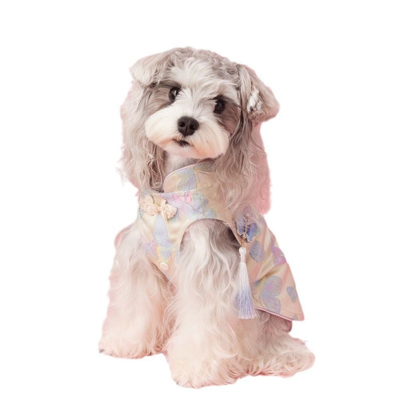 Butterfly Dog Kimono Dress | Dog Dress for Special Occasions