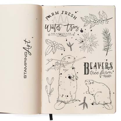 Ciao Bella Clear Stamp Set 15x20 cm Beavers Tree Farm