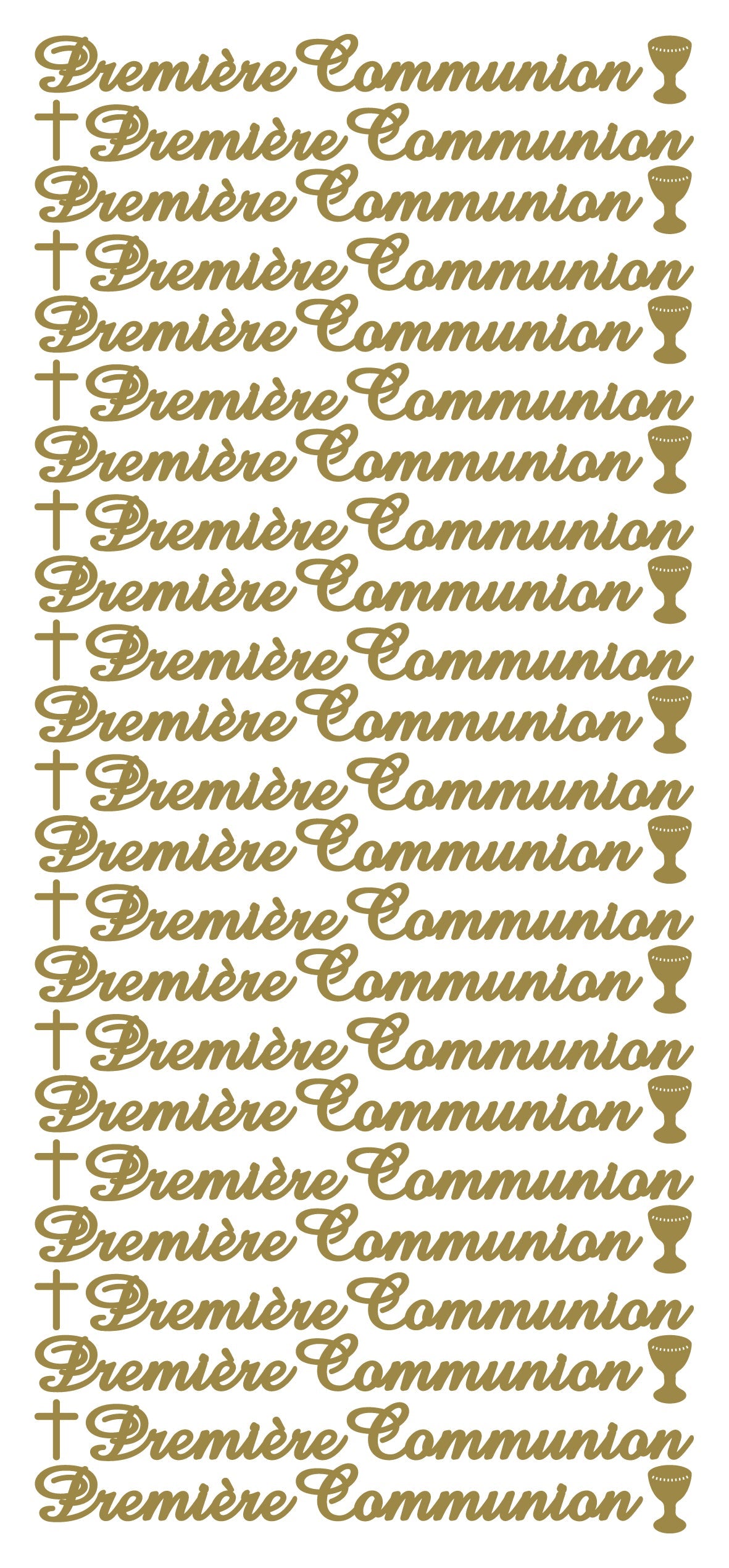Peel Off Stickers - Première Communion