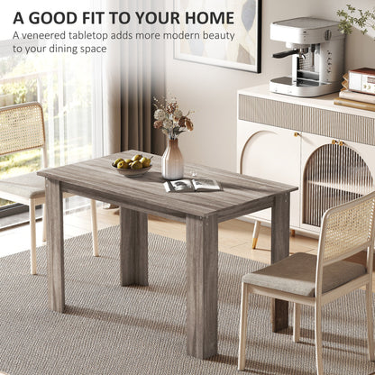 Spencer 47" Dining Table for 4-6 People-Light Grey