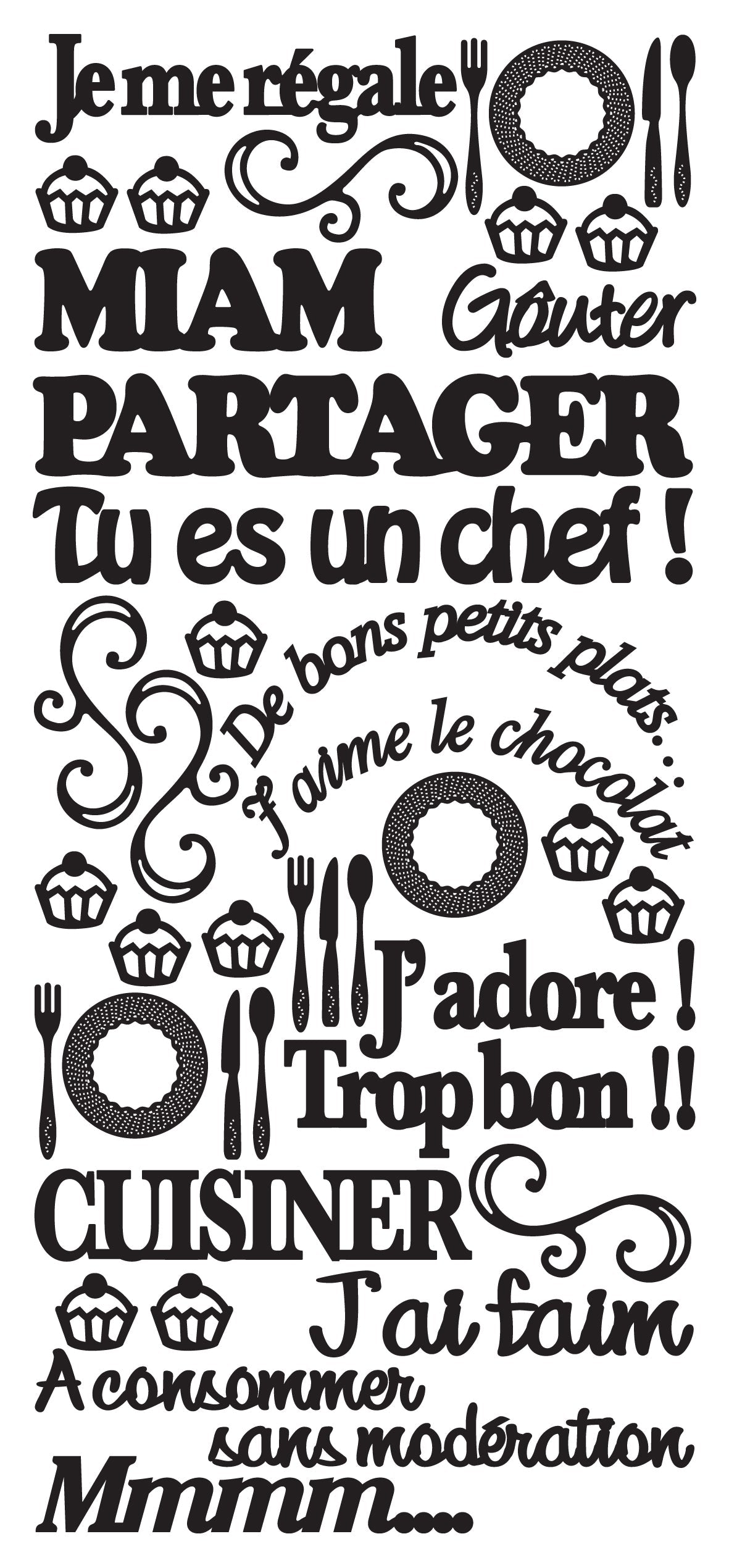 Peel Off Stickers - Je me regale