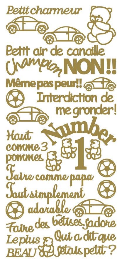 Peel Off Stickers - Petit Charmeur