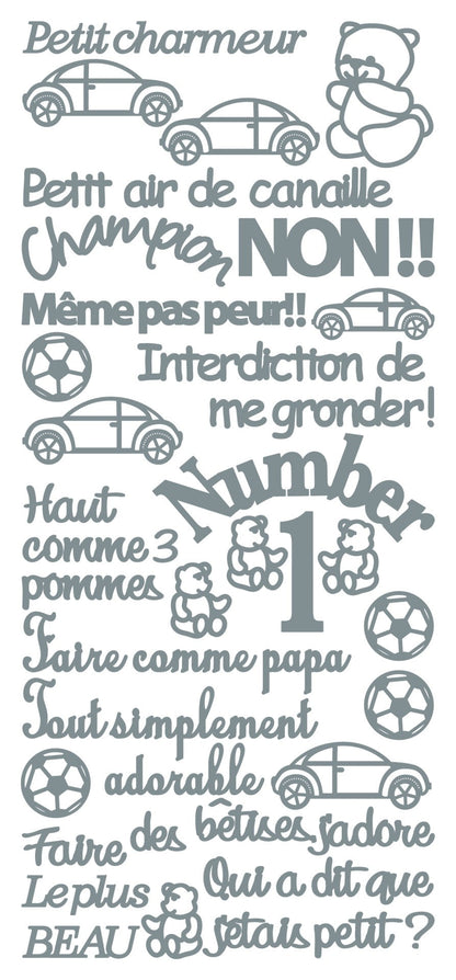 Peel Off Stickers - Petit Charmeur