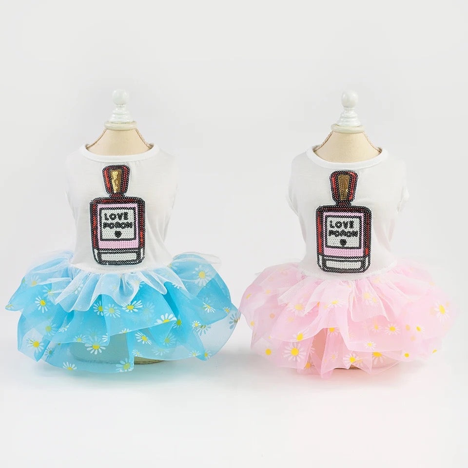 Love Dog Tutu Dress | Pet Dress