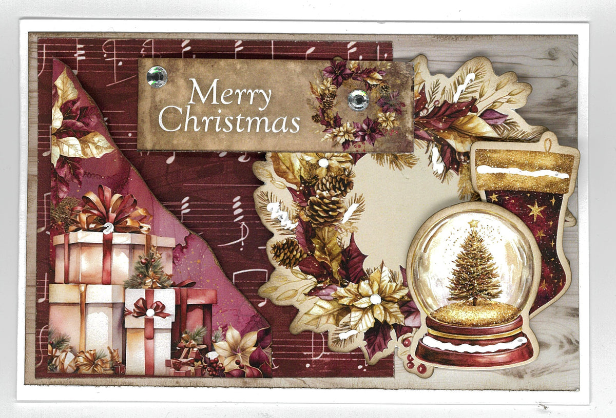 3Quarter Designs Sugarplum Wreath  6x4 Card Pack