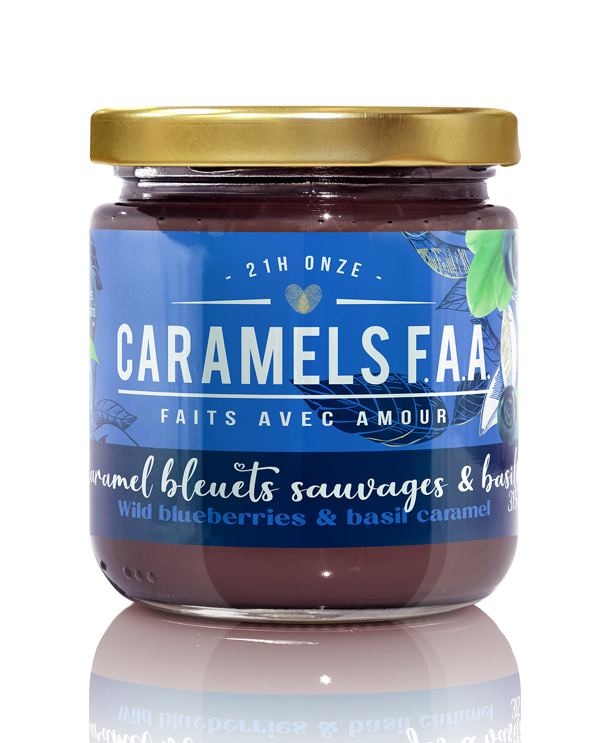 Caramel Bleuets Sauvages & Basilic