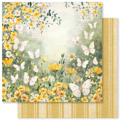 Collection de papiers 15x15 Abeilles & Papillons 33558
