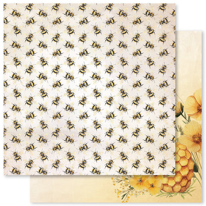 Collection de papiers « Bees & Butterflies Basics » 12x12 33561