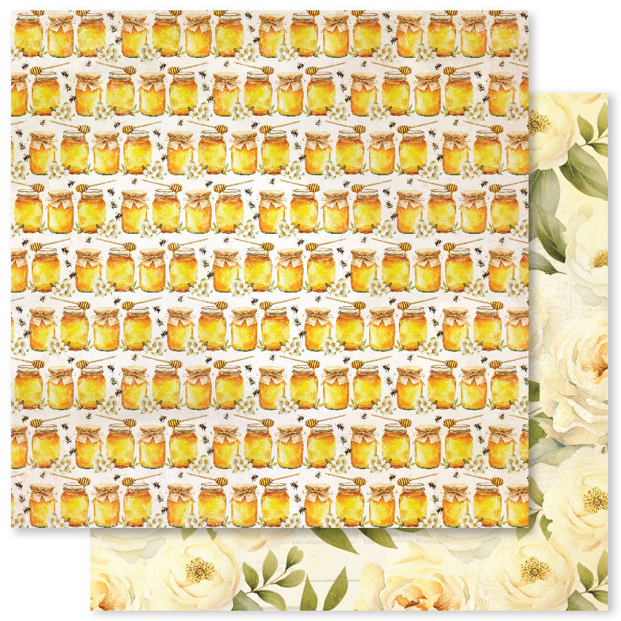 Collection de papier 15x15 cm « L'essentiel des abeilles et papillons » 33582