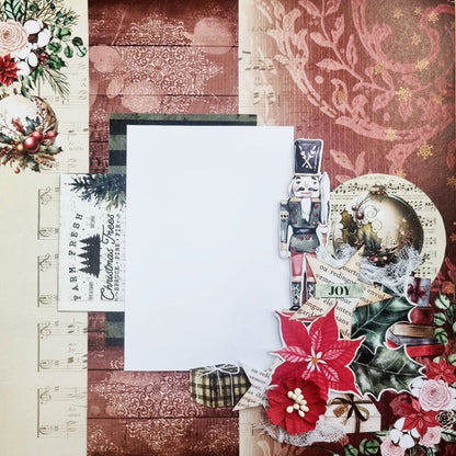 Papiers imprimés 30x30 cm Décembre (pack)