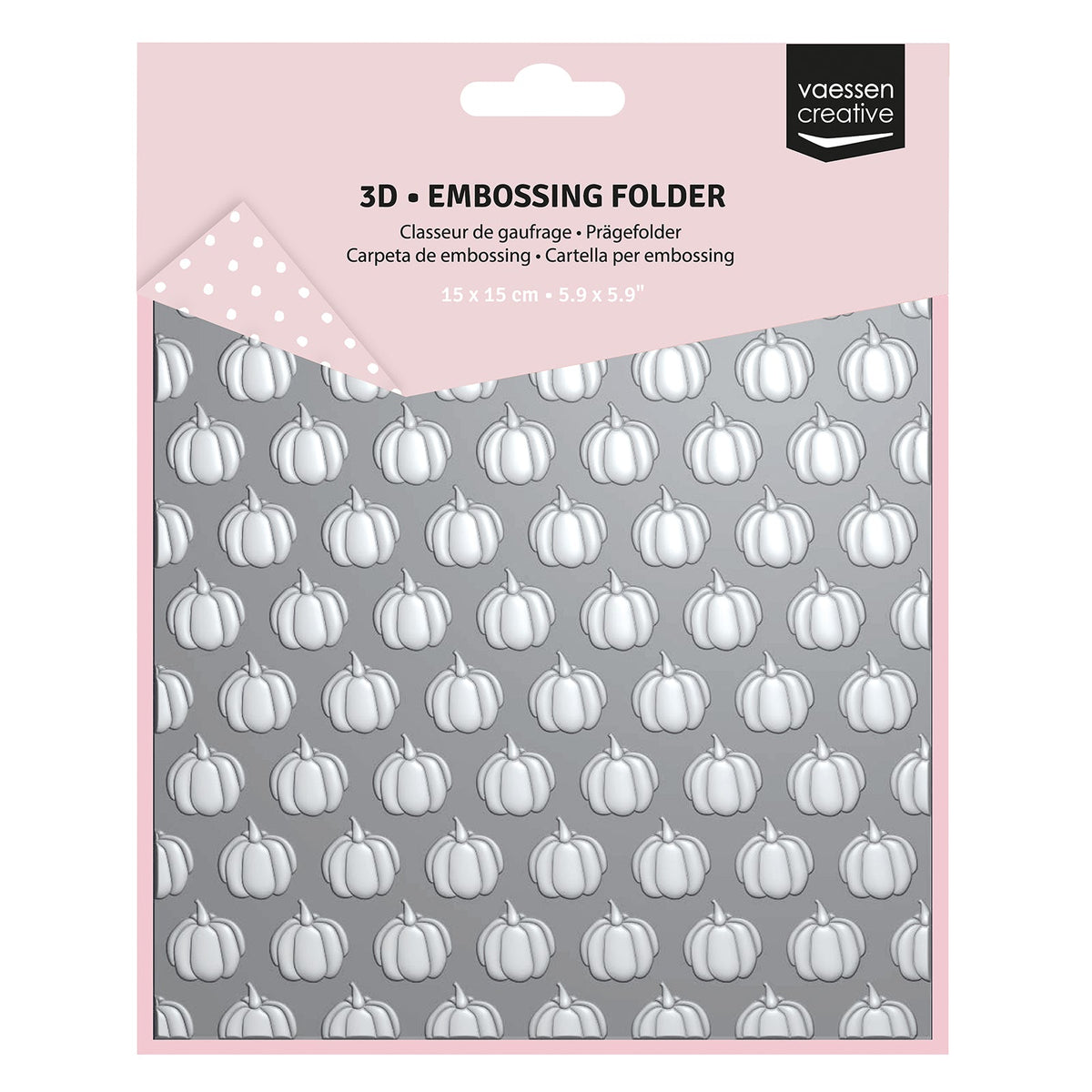 Vaessen Creative • Embossing Folder Pumpkins 5.9x5.9in 1pcs