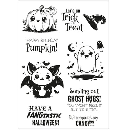 Vaessen Creative • Clear Stamps Trick or Treat 9pcs
