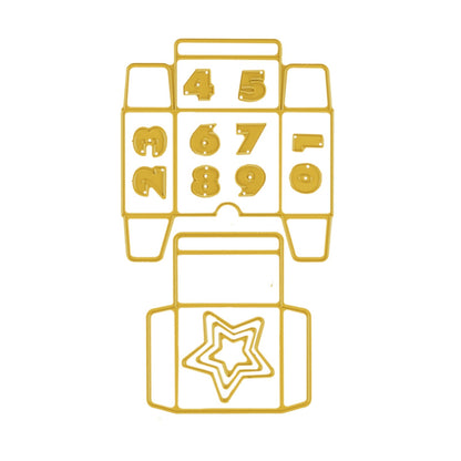 Vaessen Creative • Cutting Die Set Adventcalendar Box