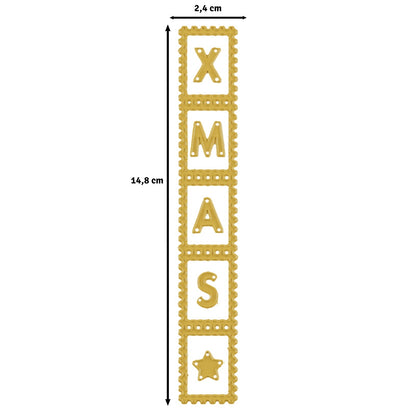 Vaessen Creative • Cutting Die Set Postal Stamp Strip