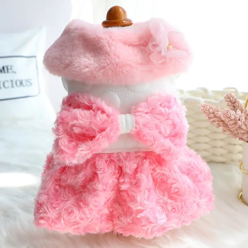 Manteau pour chien Rosemary Garden | Vêtements d'extérieur floraux pour chien pour occasions spéciales