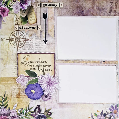 3Quarter Designs - Pack de papiers 30,5 x 30,5 cm - Carte postale illustrée