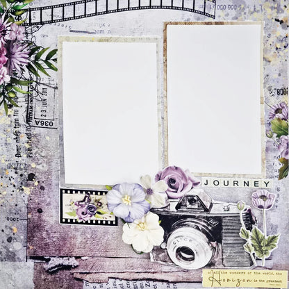 3Quarter Designs - Pack de papiers 30,5 x 30,5 cm - Carte postale illustrée