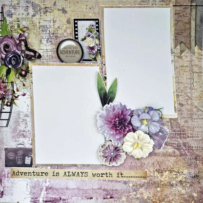 3Quarter Designs - Pack de papiers 30,5 x 30,5 cm - Carte postale illustrée