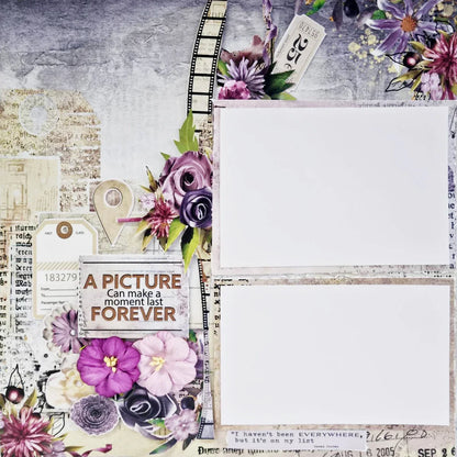 3Quarter Designs - Pack de papiers 30,5 x 30,5 cm - Carte postale illustrée