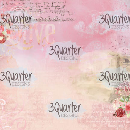 3Quarter Designs - Bloc de Papiers 6" X 6" - Toujours à Vous