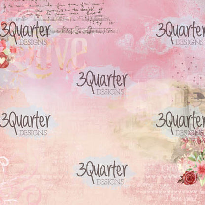 3Quarter Designs - Bloc de Papiers 6" X 6" - Toujours à Vous