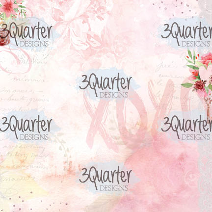 3Quarter Designs - Bloc de Papiers 6" X 6" - Toujours à Vous
