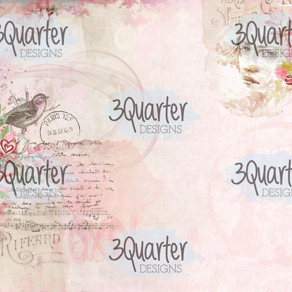 3Quarter Designs - Bloc de Papiers 20x20 cm - Always Yours