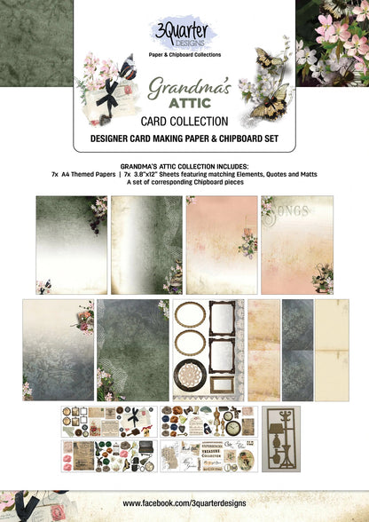 3Quarter Designs Collection de cartes Le grenier de mamie