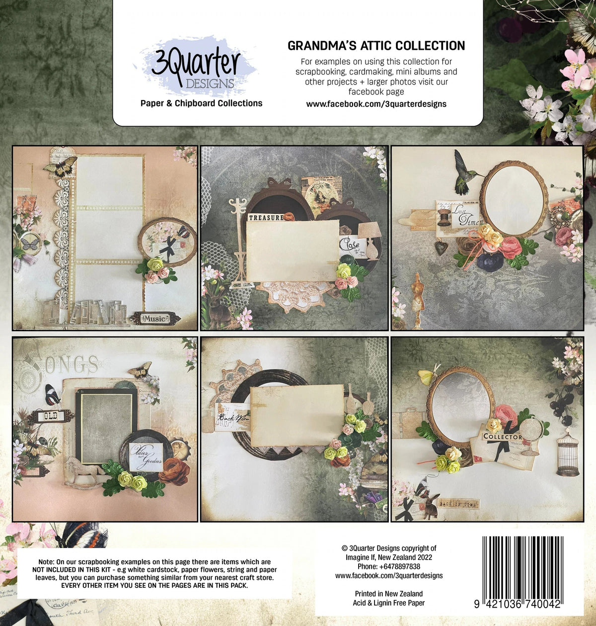 Collection Le grenier de mamie 3Quarter Designs